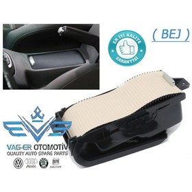 Resim Vw Golf 6 Orta Konsol Sürgülü Bardaklık Komple (Bej)1K0862531 