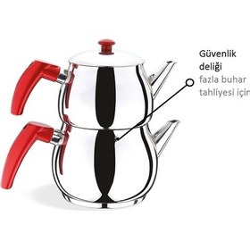 Resim Aile Boyu Çaydanlık 430 Paslanmaz Çelik 4.3 L 