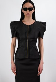 Resim TITUS Organza Top - 34 / Black 