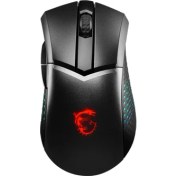 Resim MSI GG CLUTCH GM51 LIGHTWEIGHT WIRELESS GAMING MOUSE MAX 26000 DPI OPTIK SENSOR 7KEY WITH WHEEL RGB LED MYSTIC LIGHT KABLOSUZ OYUNCU FARESI 