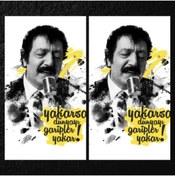 Resim HMNL ARAÇ KAPI DİREĞİ KAPLAMA FOLYOSU - UV BASKILI - 2'Lİ SET - 50X24 CM 