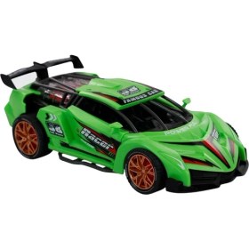 Resim Vardem Sürtmeli Sesli Işıklı Spor Arabalar 18 cm - Yeşil 
