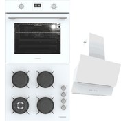 Resim Beyaz Ankastre Set (BO O64D5C W - BH P6194C W - ARGEMON WW60) Termikel