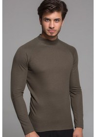 Resim Termal Üst İçlik - Balıkçı Yaka - Thermoform - Haki 