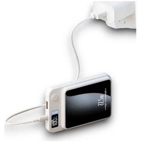 Resim Apple Uyumlu iPhone Ve Diğer Cihazlarla 22.5w Kablosuz Şarj Powerbank Çok Renkli 