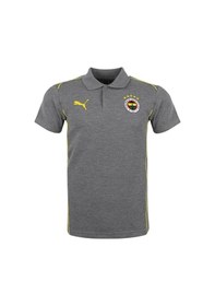 Resim Fenerbahçe Lisanslı Gri T-shirt Tk Gri - Lacivert 