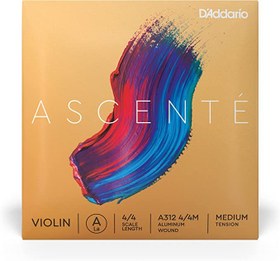 Resim D'Addario A312 4/4M Ascente 4/4 Tek Keman Teli (La) 
