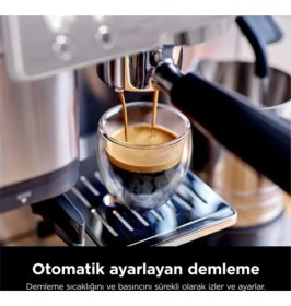 Resim Ninja Luxe Cafe Premier Gümüş Yarı Otomatik Espresso Makinesi 