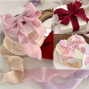 Resim DIY Malzeme Bowknot Bandı 4cm Puf Etek İpek Bandı Çiçek Buketi Ambalaj Hediye Kutusu Dekorasyonu için, Polyester Malzeme, Çağdaş Tarz, Bahar, Sonbahar, Kış ve Özel Günler için Mükemmel, Çiçek Buketi Dekoru | Dekoratif Bandı | Polyester Bandı 