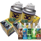 Resim Carwax -3C - 2'Li Klima Koku Giderici 150 Ml Oto Parfüm 