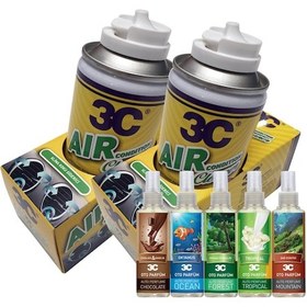 Resim Carwax -3C - 2'Li Klima Koku Giderici 150 Ml Oto Parfüm 