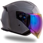 Resim Palio 2.0 Nardo Gri Güneş Vizörlü Açık Kask C5 Gri 