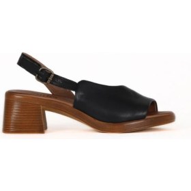 Resim Bueno Shoes Siyah Deri Kadın Topuklu Sandalet 01WE3803 01WE3803 