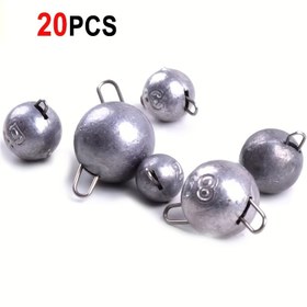 Resim 20 adet Balıkçılık Sinker Seti - Dayanıklı ve Korozifast Ağırlıklar, Yüksek Hızlı Döngü, Tuzlu ve Tatlı Su Balıkçılığı için Çeşitli Boyutlar, Sevgililer Günü, Paskalya, Noel Hediyeleri için İdeal, Balıkçılık Aksesuarları, Şık Metalik Kaplama, Korozifast Malzeme 