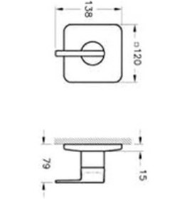 Resim Suit U A4228723 Duş Bataryası, Sıva Üstü, 18.3 X 21.2 X 10.5 Cm 360 Gr, Altın 6998 