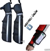 Resim Bacak Rüzgar Koruma Kolay Giyimli Dizlik ( TELEFON KOL TUTUCU HEDİYELİ ) 