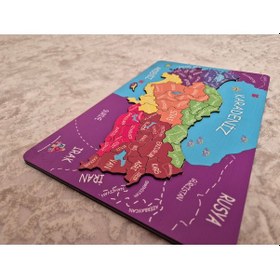 Resim Kabartmalı Türkiye Haritası 