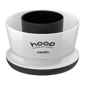 Resim Hoop Coffee Brewer Manuel Kahve Demleme Ekipmanı, Beyaz-Şeffaf 