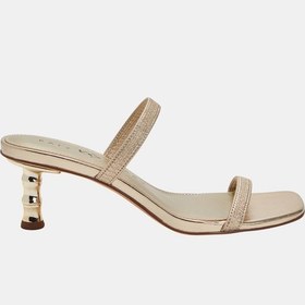 Resim Katy Perry The Leilei Kadın Altın Topuklu Terlik Altın 