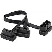 Resim Yaleker Obd2 16pin 8 Çekirdekli Araç Çevirici Kablosu, 30cm Uzunlukta, Bluetooth Sinyal Güçlendirici, Abs Plastik, J-1962 Erkek Bağlantı, Y Şekilli Flatten Kablolu 