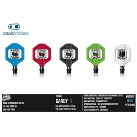 Resim Crank Brothers Candy 1 Pedal Mavi Siyah 