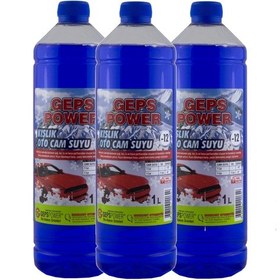 Resim Geps -12 Derece Antifrizli Oto Cam Suyu 1 Litre x 3 