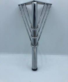 Resim Karakoçaksesuar Metal,Venüs 20x9x9 Cm Krom Sehpa,Puf,Mobilya Ayağı ( 4 Adet) 