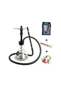 Resim Wow Legend Vikings Model Siyah Nargile Takımı 