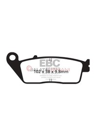 Resim Honda St 1100 1990-2002 Org Arka Fren Balatası Ebc Fa196 
