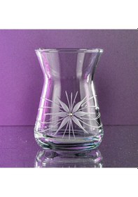 Resim Decocia Herdem 6lı Çay Bardağı 132 cc Mira Desenli Şeffaf 