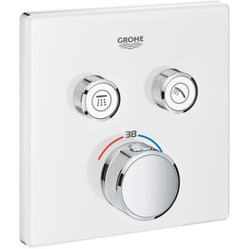 Resim Grohe Grohtherm Smartcontrol Çift Valfli Akış Kontrollü, Ankastre Termostatik Duş Bataryası 29156ls0 