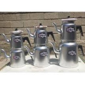 Resim Arkor Alüminyum Eleksol Çaydanlık No5 Gri 