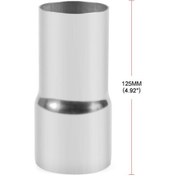 Resim Araba Modifiye Egzoz Borusu Boru Bağlantısı Emme Borusu Bağlantı Aksesuarları 57mm-63mm 1054 