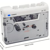 Resim Tongdashop Çok Fonksiyonlu Kaset Oynatıcı Yazılabilir Mp3 Kutusu Kablosuz Bağlantı Beyaz 