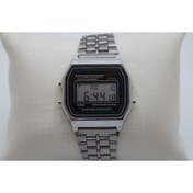 Resim Brality Unisex Dijital Retro Kol Saati-- Dijital Saat 1987 Retro Dijital Silver Renk Metal Kordonlu --- 0016 