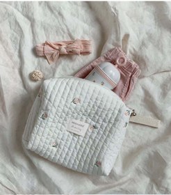 Resim Modakids Anne Bebek Bakım Çantası Kapitone Su Geçirmez Bebek Arabası Organizer Düzenleyici Stroller Bag 