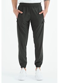 Resim Tommy Life Haki Erkek Basic Cepli Bağcıklı Rahat Form Lastik Paça Eşofman Altı - 84826 Haki 