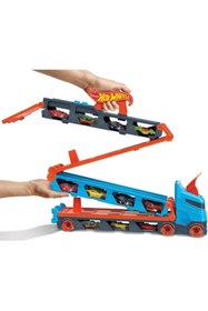 Resim HOT WHEELS Hot Wheeels Sürat Pisti Tır 3 Adet Arabalı 