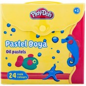 Resim Play-Doh Pastel Boya Çantalı 24 Renk PLAY-PA007 