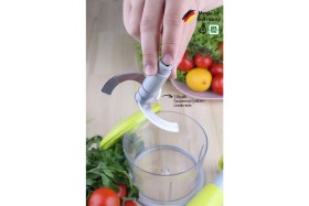 Resim Metropolavm Pratik Üstten Basmalı Pratik Doğrayıcı El Rondosu 3 Bıçaklı 