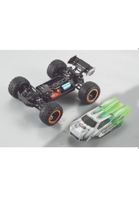 Resim Haiboxing Rc 1/16 Destroyer 45+ Km/h Kumandalı Araba Rtr Elektrikli 4wd Brushless Fırçasız Truggy Truck Yeşil 