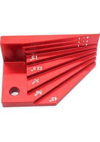 Resim Geeksen Xy-jd002 Alüminyum Alaşım Cetvel - 64x25x38mm Boyut, 55g Ağırlık, Taşıma Kolaylığı 