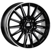 Resim CMS-1036-01 7.5x17" -5x112 ET40 66.5 Diamond Rim Black Gloss Jant (4 Adet) 