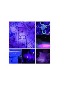 Resim 30w 365nm Profesyonel Güçlü Mor Uv Işık Para Kontrol Feneri Uv La 