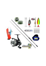 Resim Wave Power 244cm 15-40gr Okuma Revenger Rv-40 Turna Spin Olta Takımı Seti 