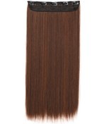 Resim Mufunye Anında Saç Uzatma: 23.6 İnç Düz Saç Uzantıları İle Doğal Görünüm Ve Rahatlık 