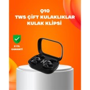Resim Techno Stock Q10 Bluetooth 5.4 Kablosuz Kulaklık – Dokunmatik, Uzun Pil Ömrü, Type-C Şarj 