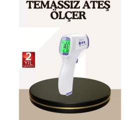 Resim OEMTR Kızılötesi Alından Temassız Ateş Ölçer Akıllı Sesli Uyarı 