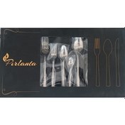 Resim Pırlanta 30 Parça 6 Kişilik Çatal Kaşık Takımı 30 Parça Kutulu Hediyelik Çeyizlik Takım - Blba-671108 