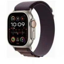 Resim Apple Watch Ultra 2 GPS + Cellular 49mm Natürel Titanyum Kasa ve Indigo-Alpine Loop Kordon Akıllı Saat 